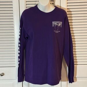 Gildan Deep Purple Long Sleeve Men's Tee